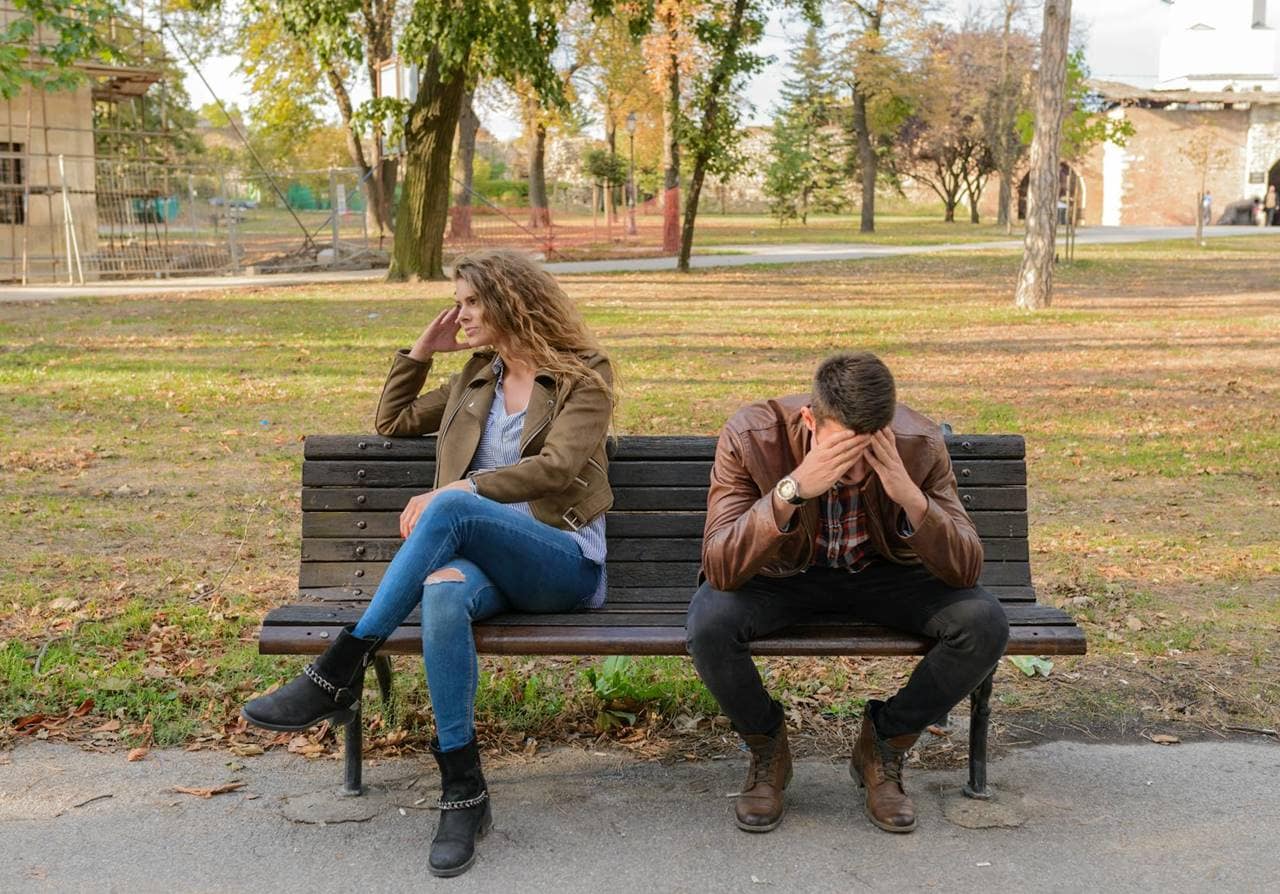 una coppia si prepara ad affrontare una rottura
